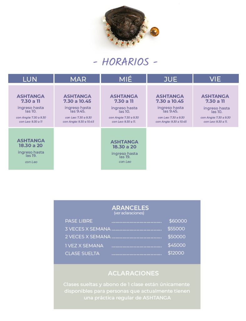 Horarios abril 2026 mobile