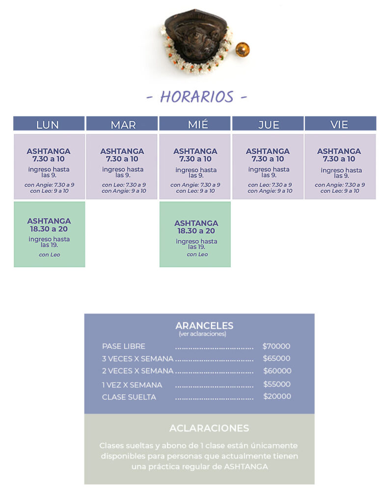 Horarios agosto 2026 mobile