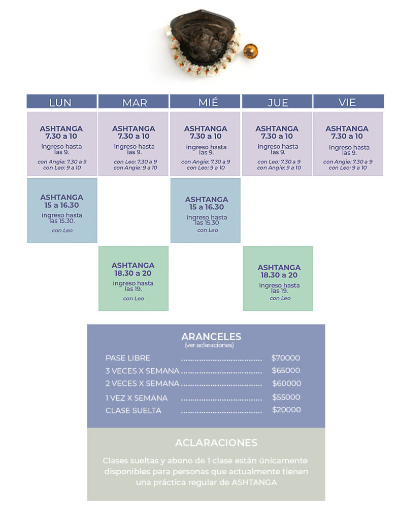 Horarios septiembre 2026 mobile